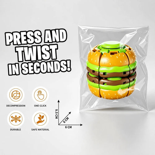 3D Hamburger Fidget Spinner